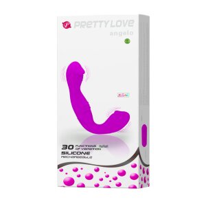 Dương vật silicon Pretty Love có 2 đầu với 30 kiểu rung cực đã DV301