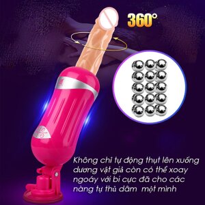 Máy thủ dâm cho nữ EASY LOVE tự động rung thụt xoay ngoáy DV608