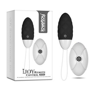 Trứng rung Lovetoy iJOY màu đen có gờ tăng khoái cảm DV917