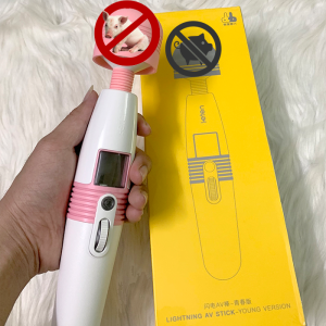 Chày rung massage điểm G sưởi ấm xoay 360 màn hình LCD Leten DV825