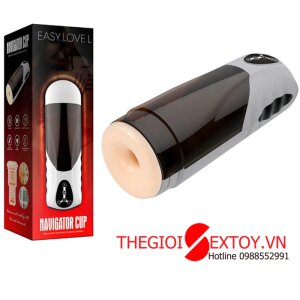 Máy thủ dâm tự động Easy Love Navigator Cup cỡ lớn rung thụt sưởi ấm có âm thanh AD533