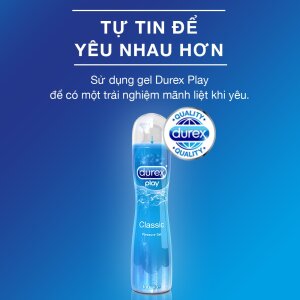 Dung dịch bôi trơn dạng gel Play Classic Durex 50ml G101