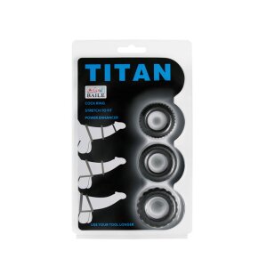 Set 3 vòng đeo dương vật Baile Titan sáng tạo DV704