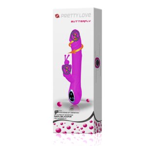 Dương vật giả rung xoay đảo chiều Prettylove Butterfly DV239