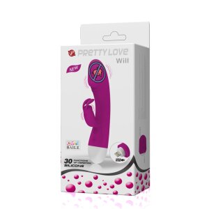 Dương vật giả mini Prettylove Will có 30 kiểu rung DV234B