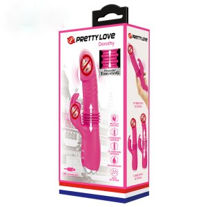 Dương vật giả mini Prettylove rung thụt DV258B