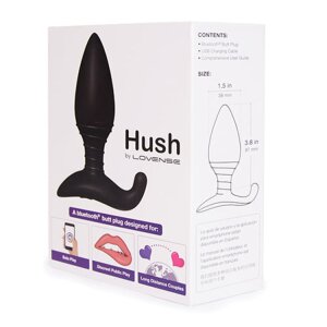 Máy rung hậu môn Hush by Lovense điều khiển toàn cầu HM132