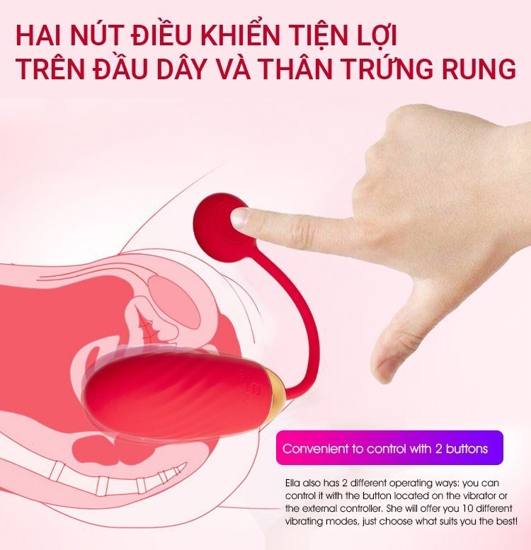 Trứng rung Svakom Ella