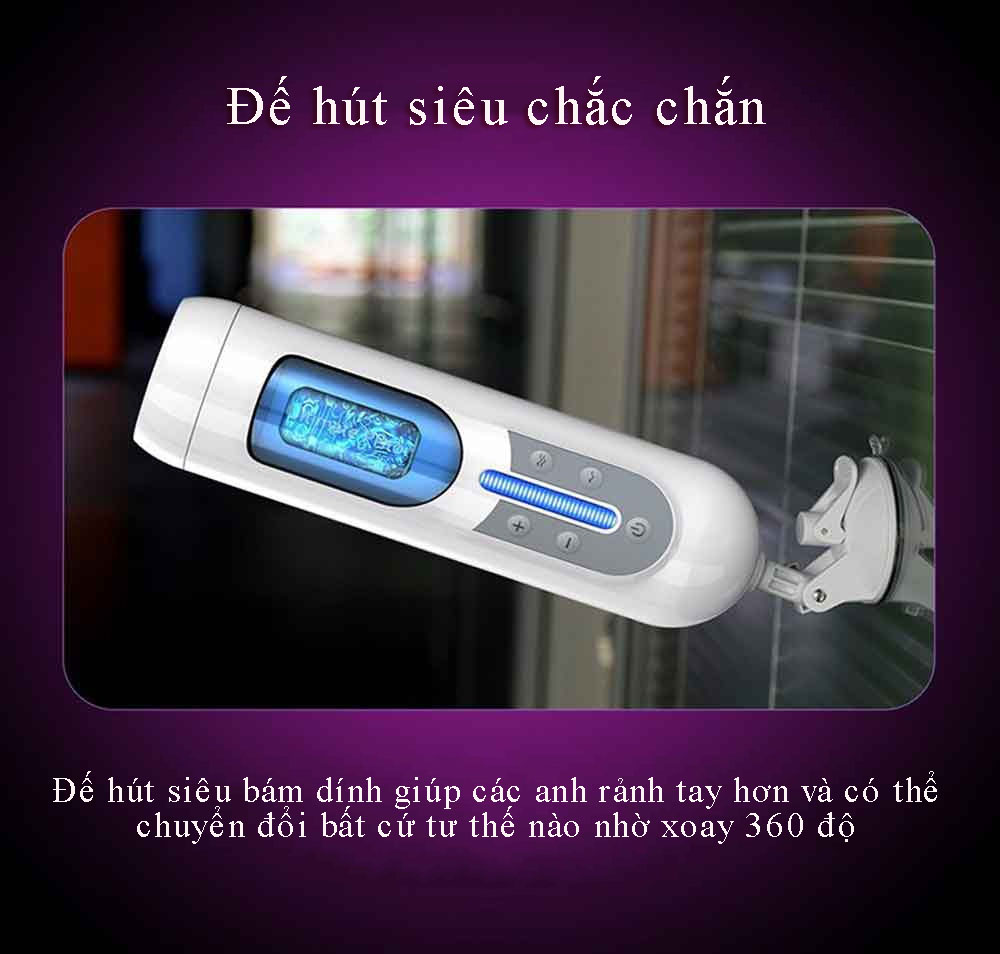 Máy thủ dâm tự động Leten A380 II rung sục xoay