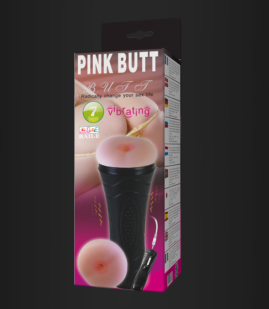 cốc thủ dâm baile pink butt hình lỗ hậu môn rung 7 cấp độ