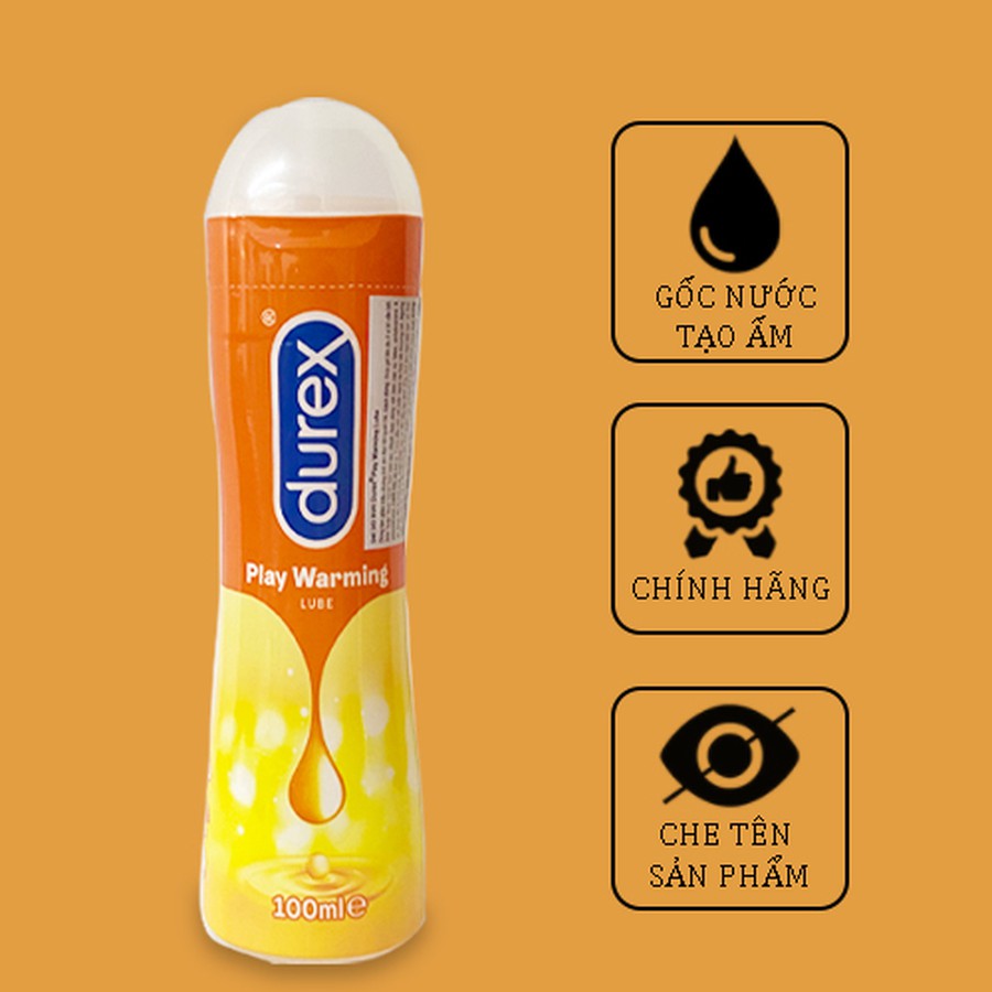 Gel bôi trơn gốc nước Durex Play Warming