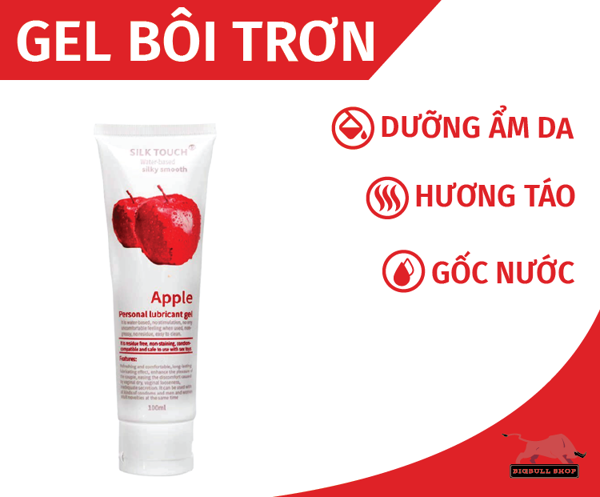 Gel bôi trơn hương táo Silk Touch Apple 100ml G105