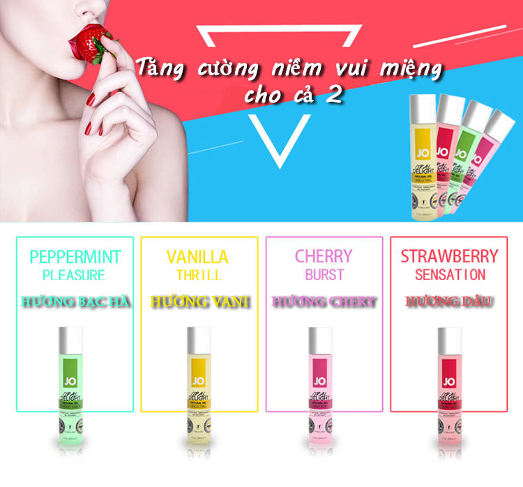 gel quan hệ bằng miệng jo oral delight