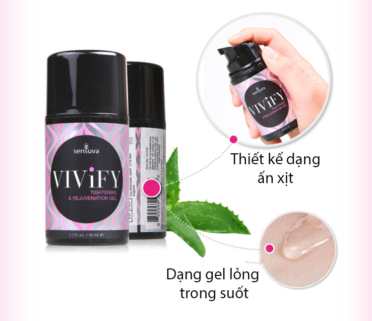 Gel se khít âm đạo Sensuva ViviFy