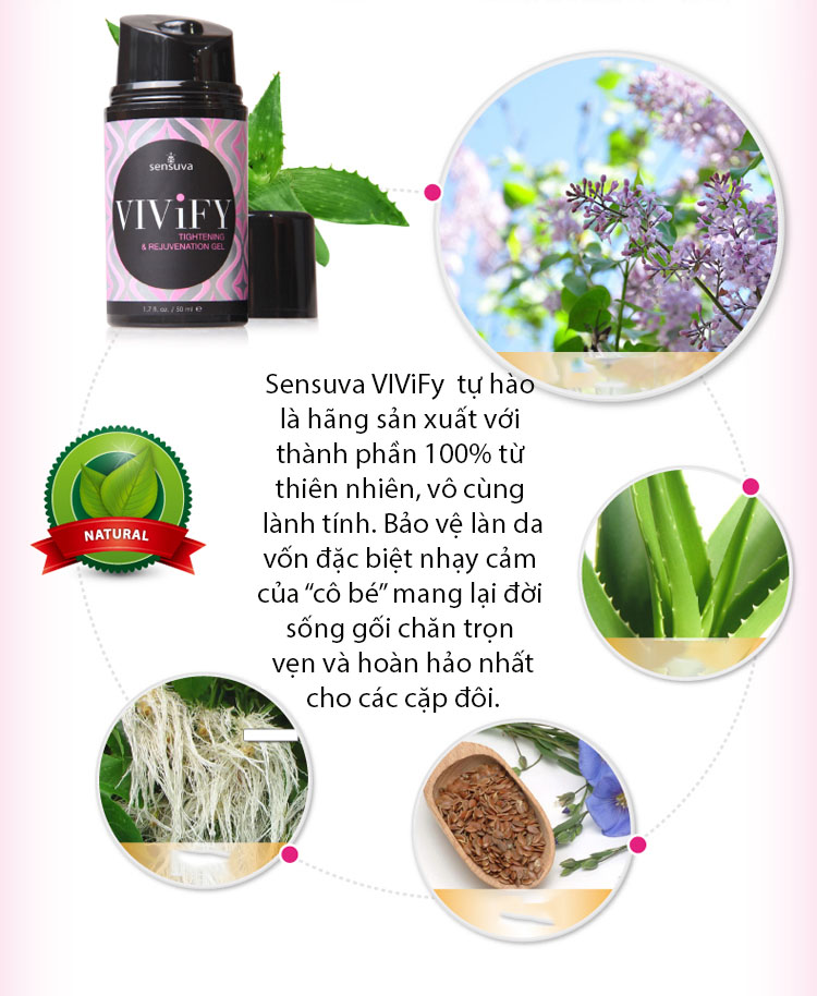 Gel se khít âm đạo Sensuva ViviFy