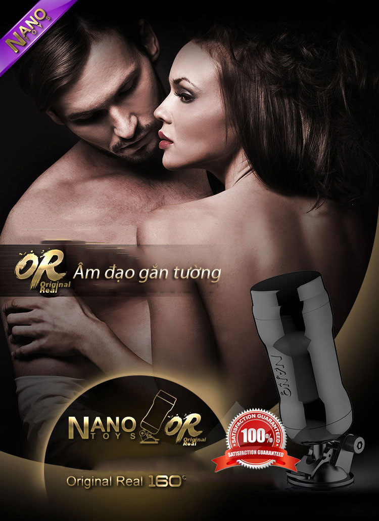 Âm đạo giả gắn tường Nano Original Real rung