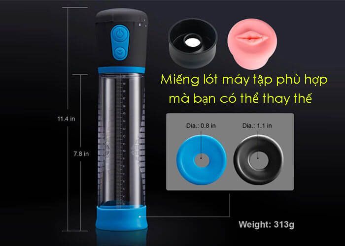 Máy tập dương vật Men Powerup tăng kích thước cậu nhỏ HN216A