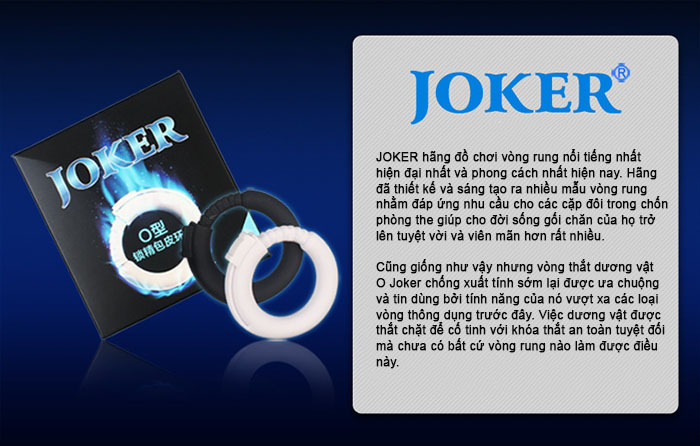 Vòng đeo dương vật Joker chống xuất tinh sớm