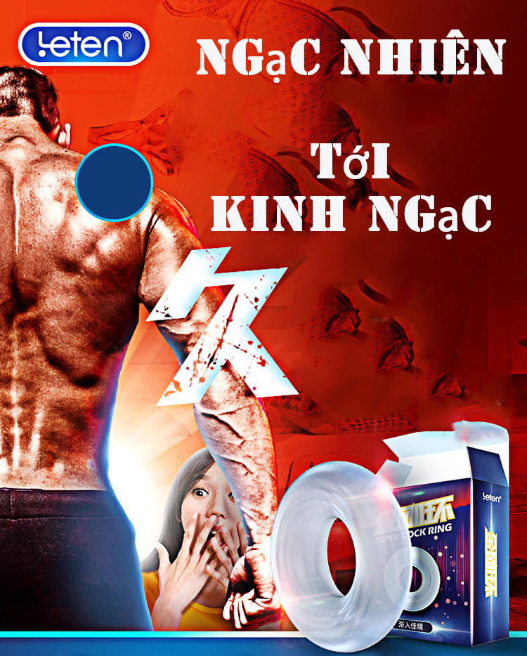 Vòng đeo dương vật Leten Super Cock Ring AD718