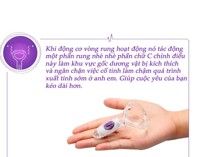 Vòng rung tình yêu Durex O-vibe chữ C