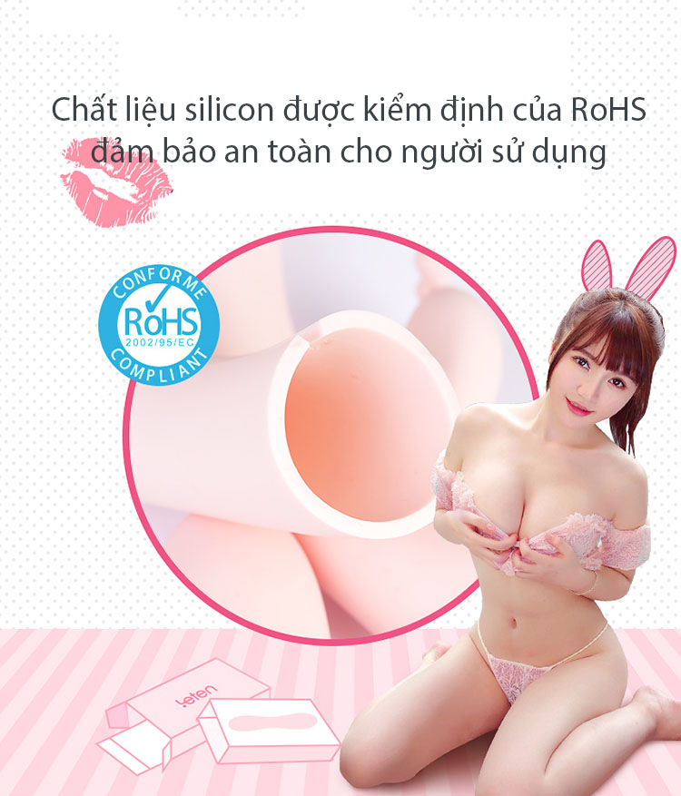 Dương vật giả rung 2 nhánh Leten