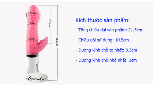 Lưỡi giả silicon siêu gai Loveaider Hedgehog Fairy