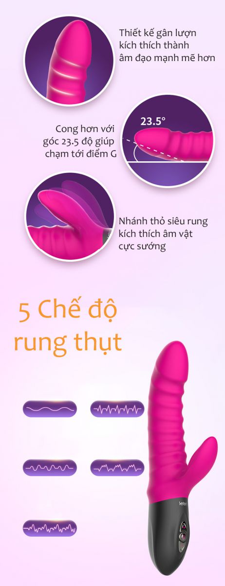 Máy mát xa điểm G Leten Alina