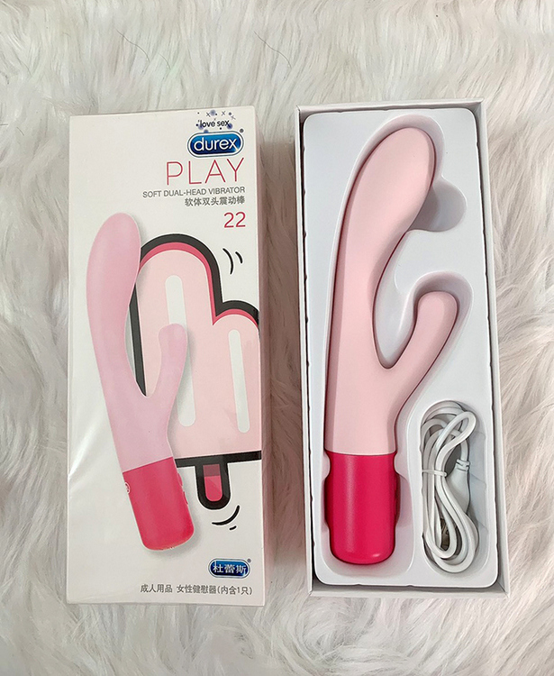 cu giả Durex Soft Dual Head Vibrator 22