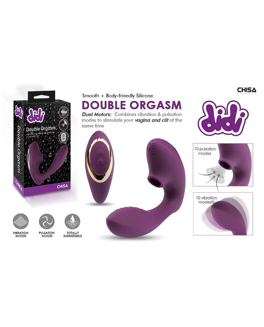 máy rung bú điểm g Chisa Didi Double Orgasm