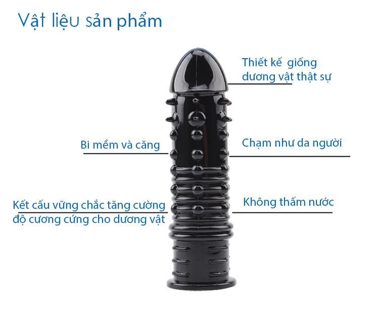 bao cao su đôn bi gân gai siêu phê Chisa