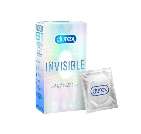 Bao cao su Durex Invisible Extra Thin Extra Sensitive