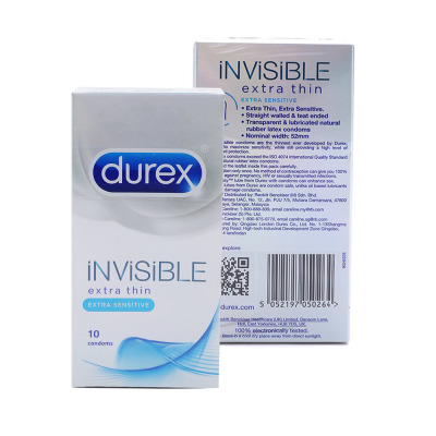 Bao cao su Durex Invisible Extra Thin Extra Sensitive