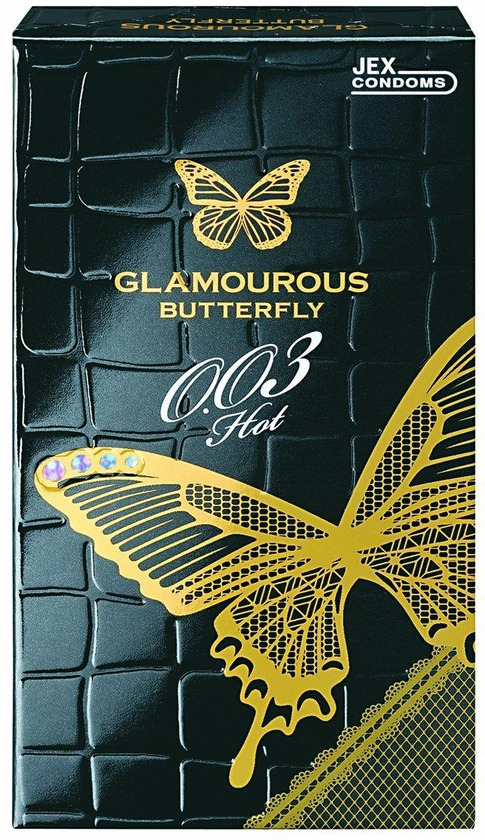 bao cao su siêu mỏng Jex Condom Glamorous Butterfly Hot 003