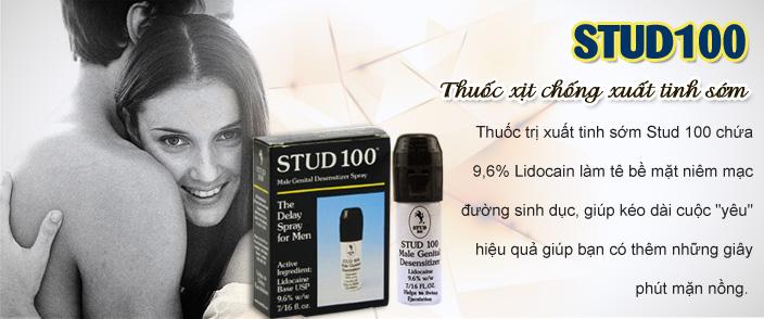 thuốc xịt lâu ra của mỹ Stud 100 chính hãng 12ml