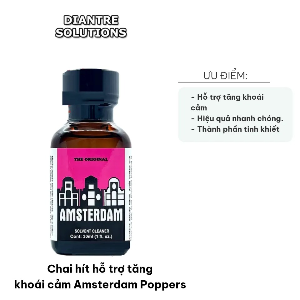 Popper hít hỗ trợ tăng khoái cảm Amsterdam 30ml