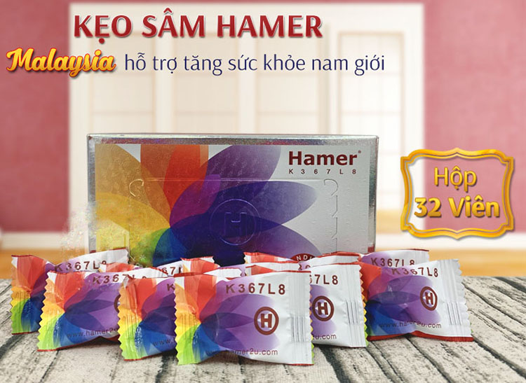 Kẹo sâm Hamer Malaysia