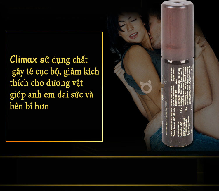 thuốc xịt quan hệ lâu ra climax