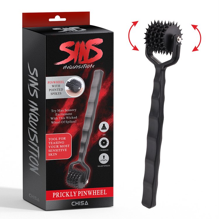 Cây lăn Prickly Pinwheel kết hợp còng tay, chân bạn tình khóc trong sung sướng